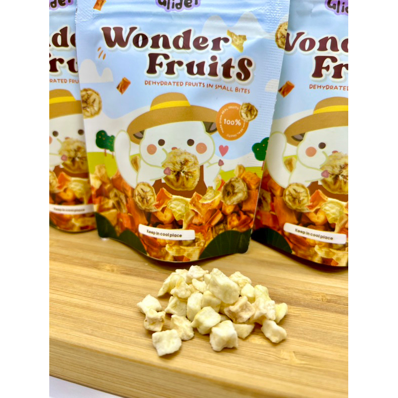 WONDERFRUITS, Dehydrate Fruits / Dried Fruits untuk Sugar Glider dan SmallPets