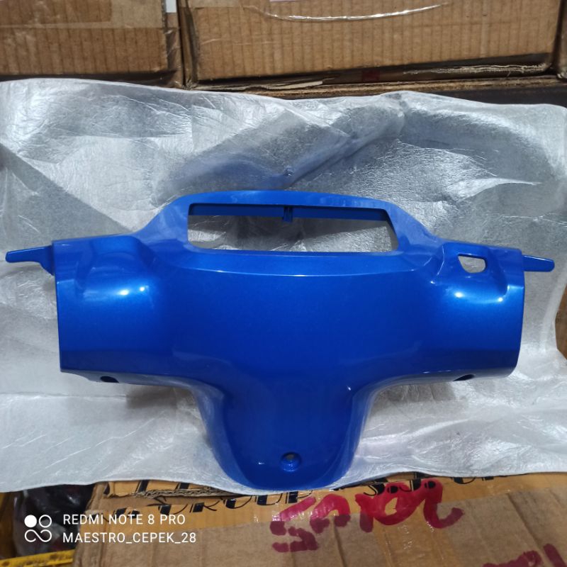 Batok kepala belakang satria 2tak biru merk strong