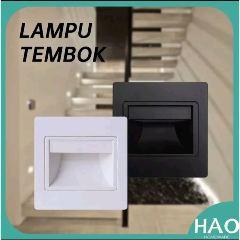 Lampu dinding anak tangga 3w warm white HINOLUX/Lampu Hias Dinding 3w HINOLUX