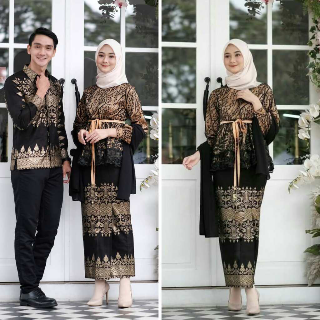 Termurah Baju Couple Ready Jumbo Xxl - Kebaya Couple Brokat Kebaya Wisuda Kebaya Modern Couple Tunan