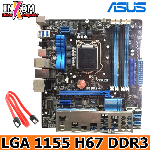 Mobo Motherboard Onboard H67 4 Slot RAM LGA 1155 DDR3