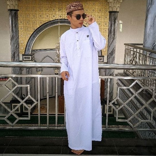 GROSIR gamis saudi embos  / jubah pria dewasa termurah terlaris