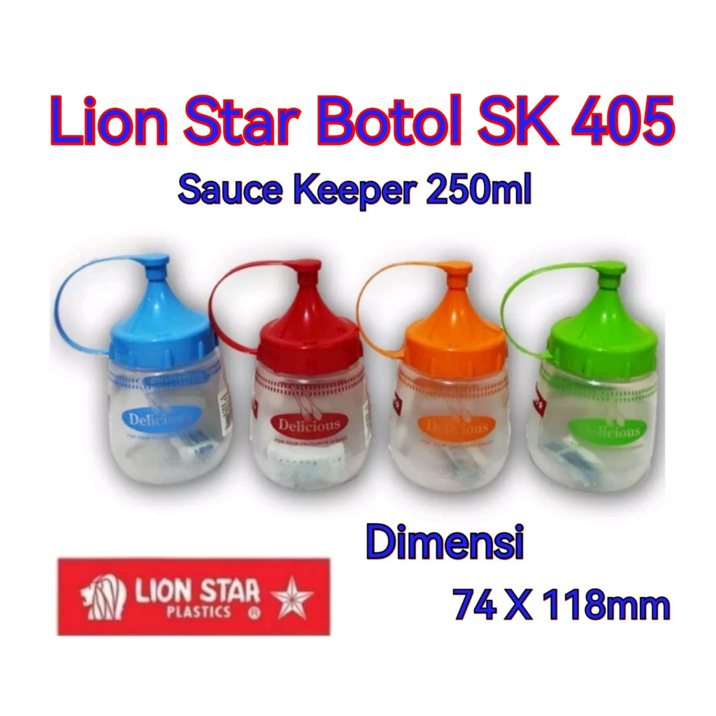 Lionstar Bistro Botol Kecap Saos TS-45 250ml / TS-49 300ml / TS-53 600ml
