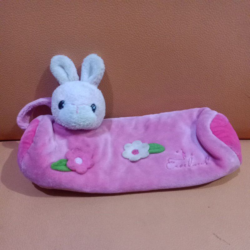 

Tempat Pensil Anak Bahan Bulu Pink Lucu