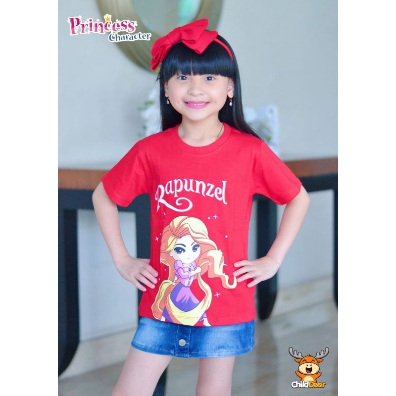 KAOS ANAK PRINCESS CHARACTER /KAOS ANAK / KAOS BRANDED / BAJU ANAK BRANDED / KAOS ANAK BRANDED