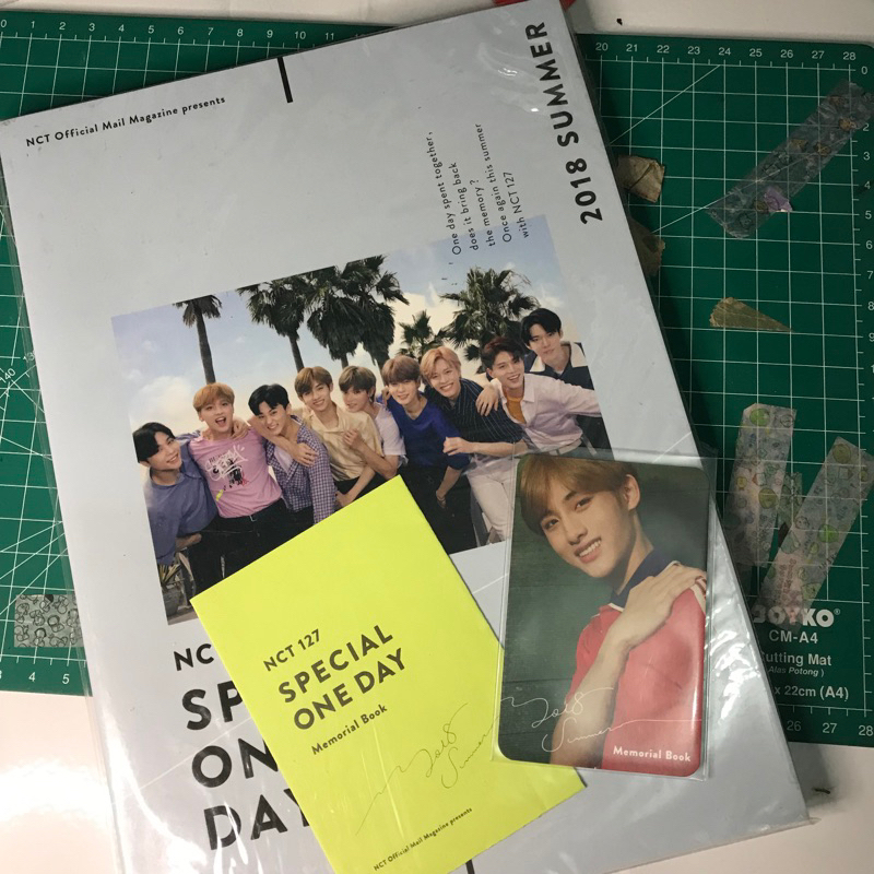 winwin memorial book (membook) japan NCT 127 fullset