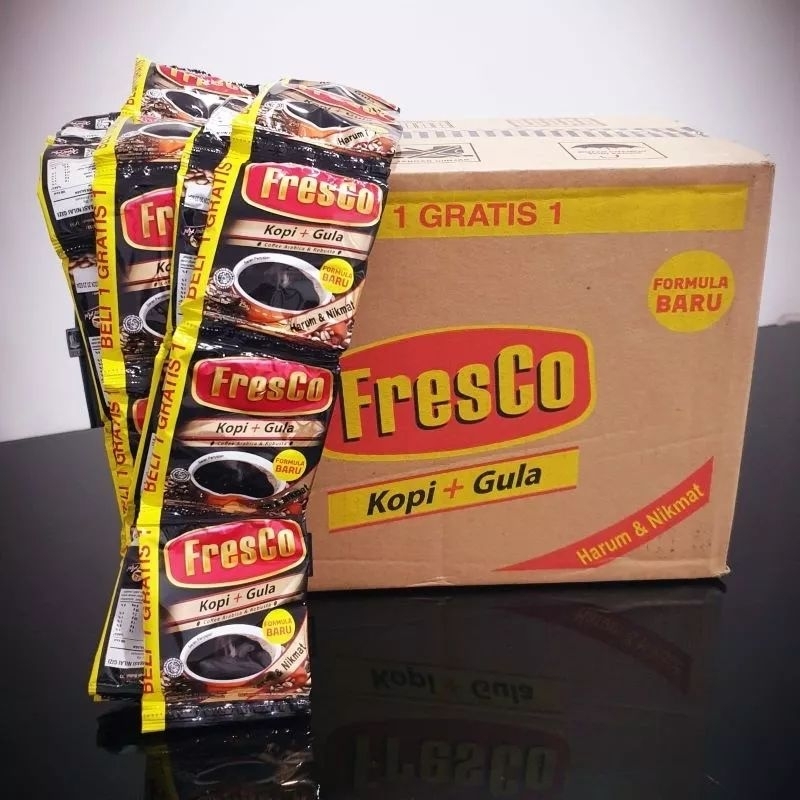 

Fresco kopi+gula kemasan sachet