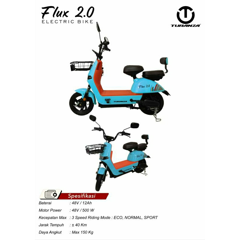 Sepeda Listrik TURANZA FLUX  2.0