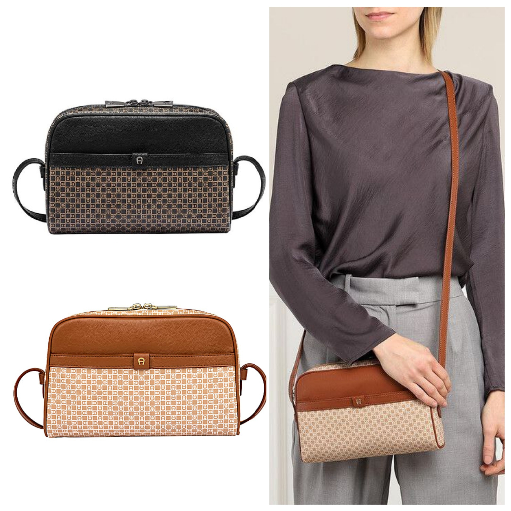 Tas Aigner Adria camera bag sz 25x18x5cm