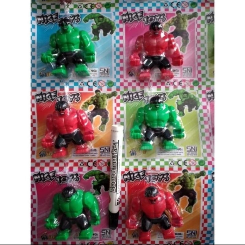 Mainan Robot Hulk 12pc