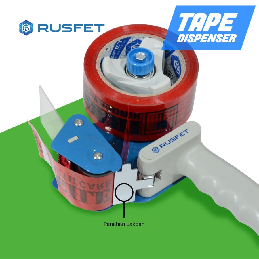 TAPE DISPENSER - DISPENSER LAKBAN - TEMPAT LAKBAN / SOLATIP RUSFET &amp; POLOS