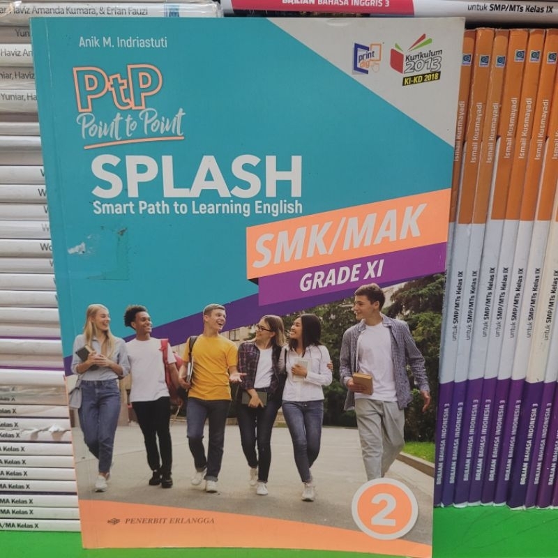 BUKU BEKAS PTP SPLASH KELAS 2 SMK ERLANGGA