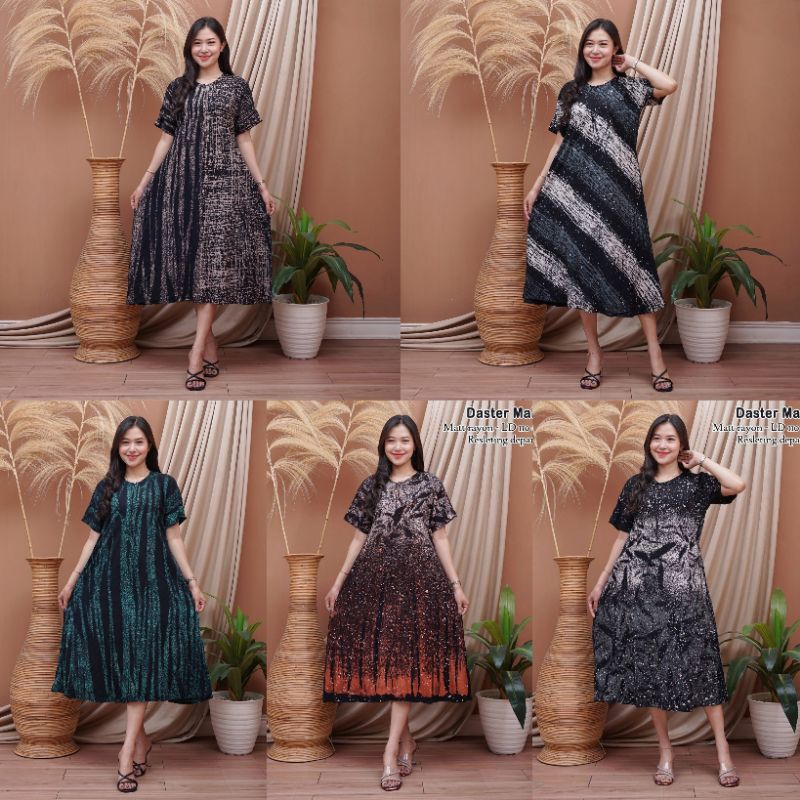 Daster Twill Rayon Super premium original terbaru lengan pendek Batik kekinian asli Pekalongan viral