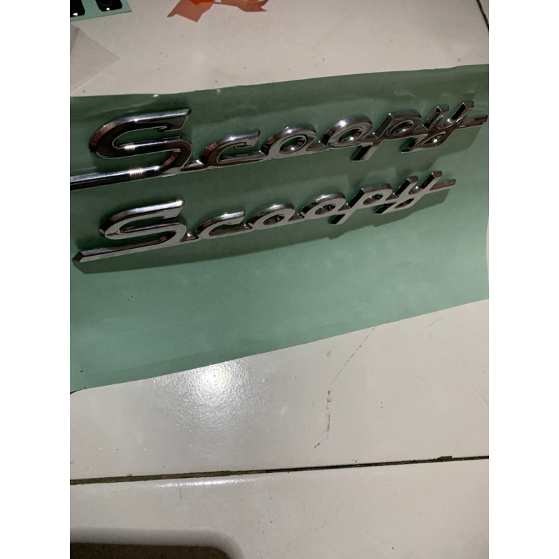Emblem Scoopy fi esp ori kanan kiri