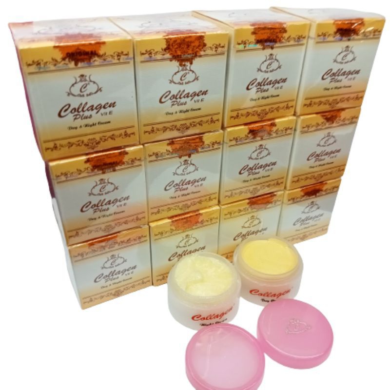 Lusinan Cream Collagen susun 2in1 siang dan malam