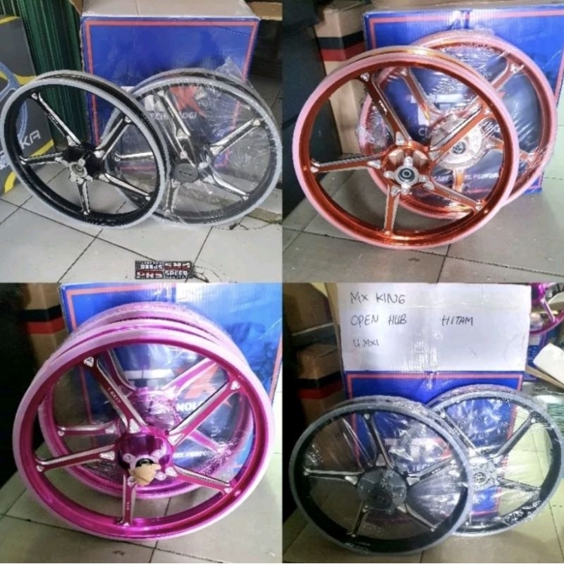 velg enkei RTX jupiter z fizr vega 140 160 mx new king  160 160 mxking merah hitam orange ungu