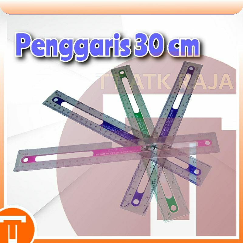 

penggaris ATM 30cm/ garisan ATM/ Penggaris 30 cm/ Mistar Panjang 30 cm