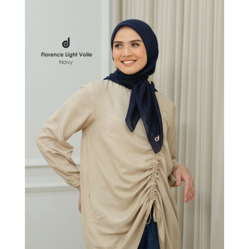 HIJAB DEENAY FLORENCE LIGHT VOILE NAVY