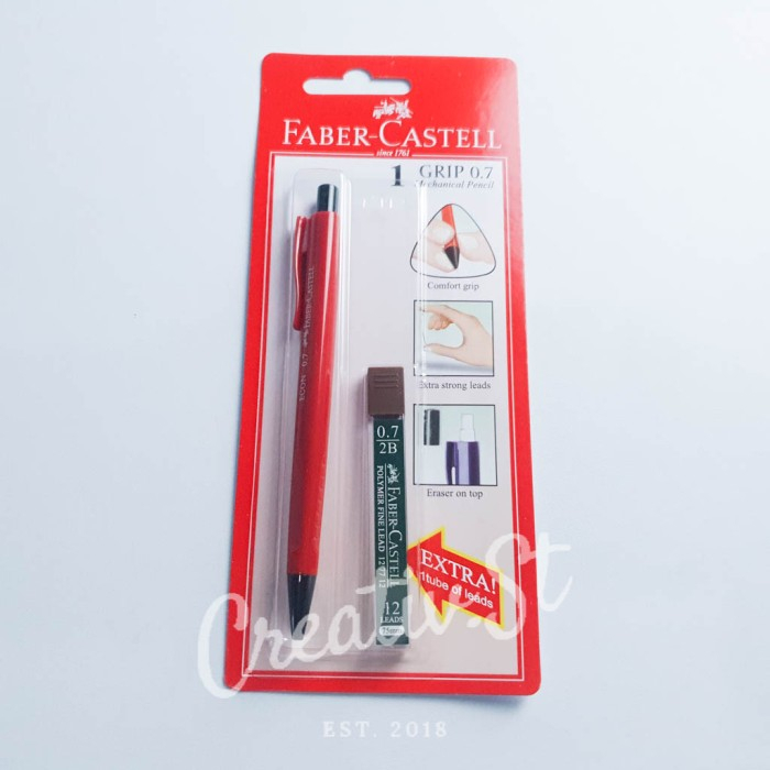 

Faber Castell Econ Mech Pencil 0.7 Opaque Blister Pensil Mekanik - Hijau