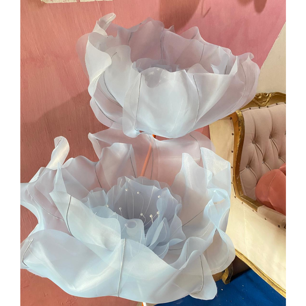 bunga kelopak bunga lampu hias bunga dekorasi giant flower bunga kelopak besar dengan tangkai