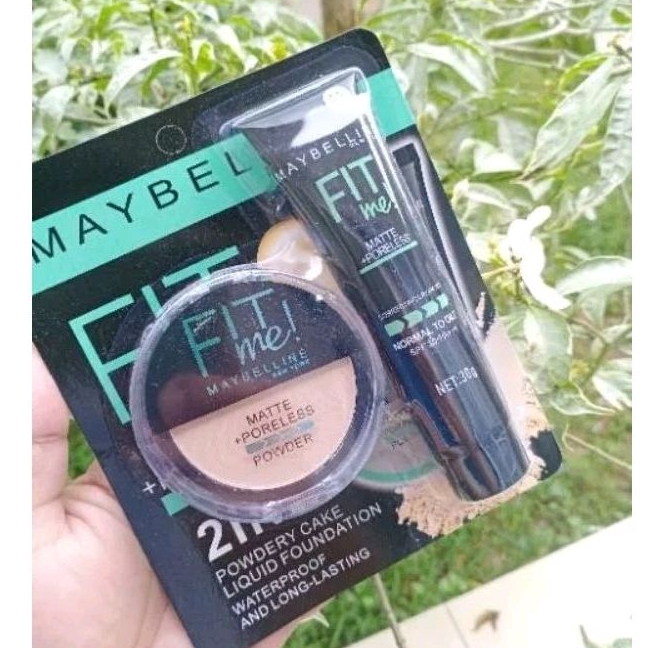 PROMO MAYBELLINE FIT ME 2IN1 (Bedak+Foundation)