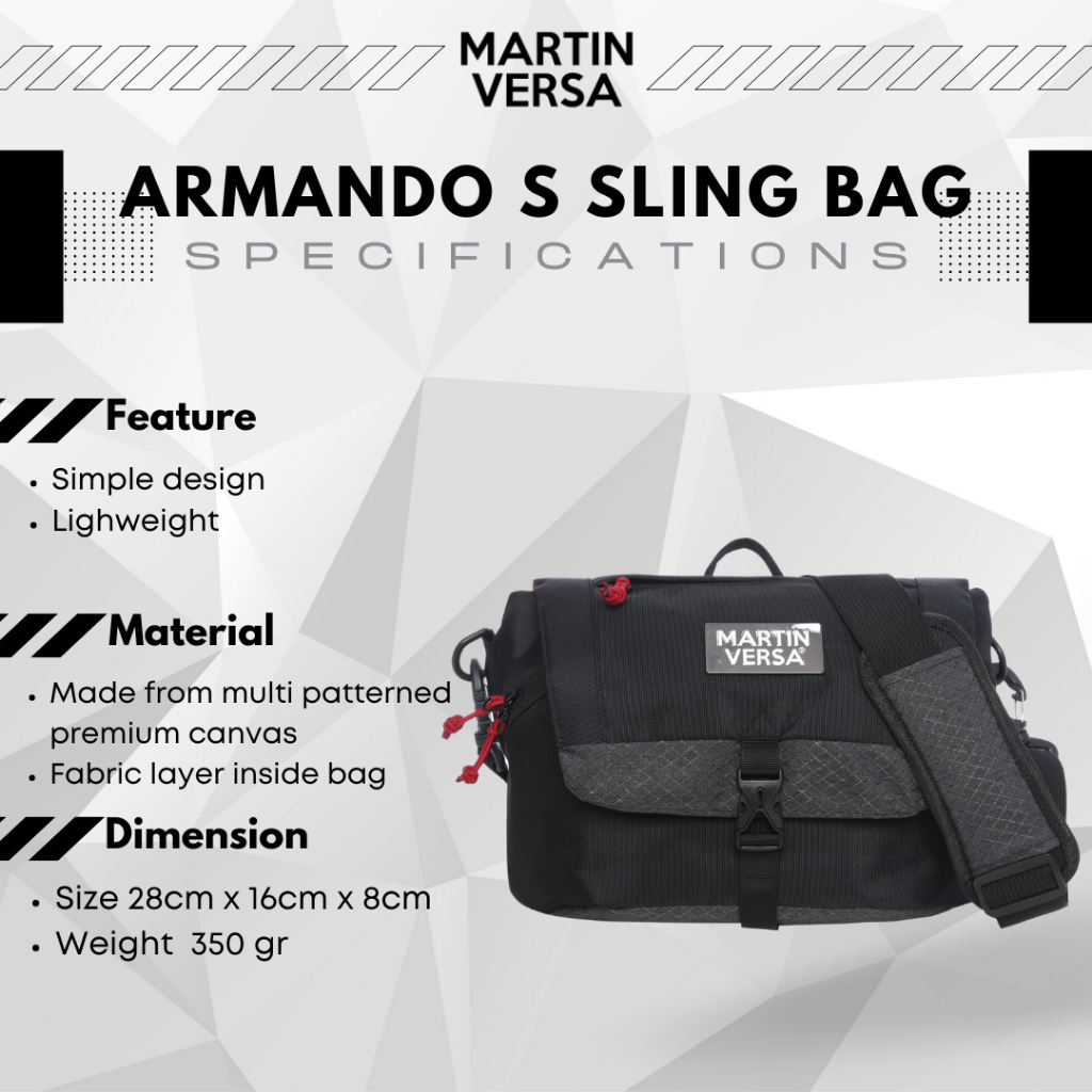 Martin Versa Armando S | Tas Selempang Slingbag Pria