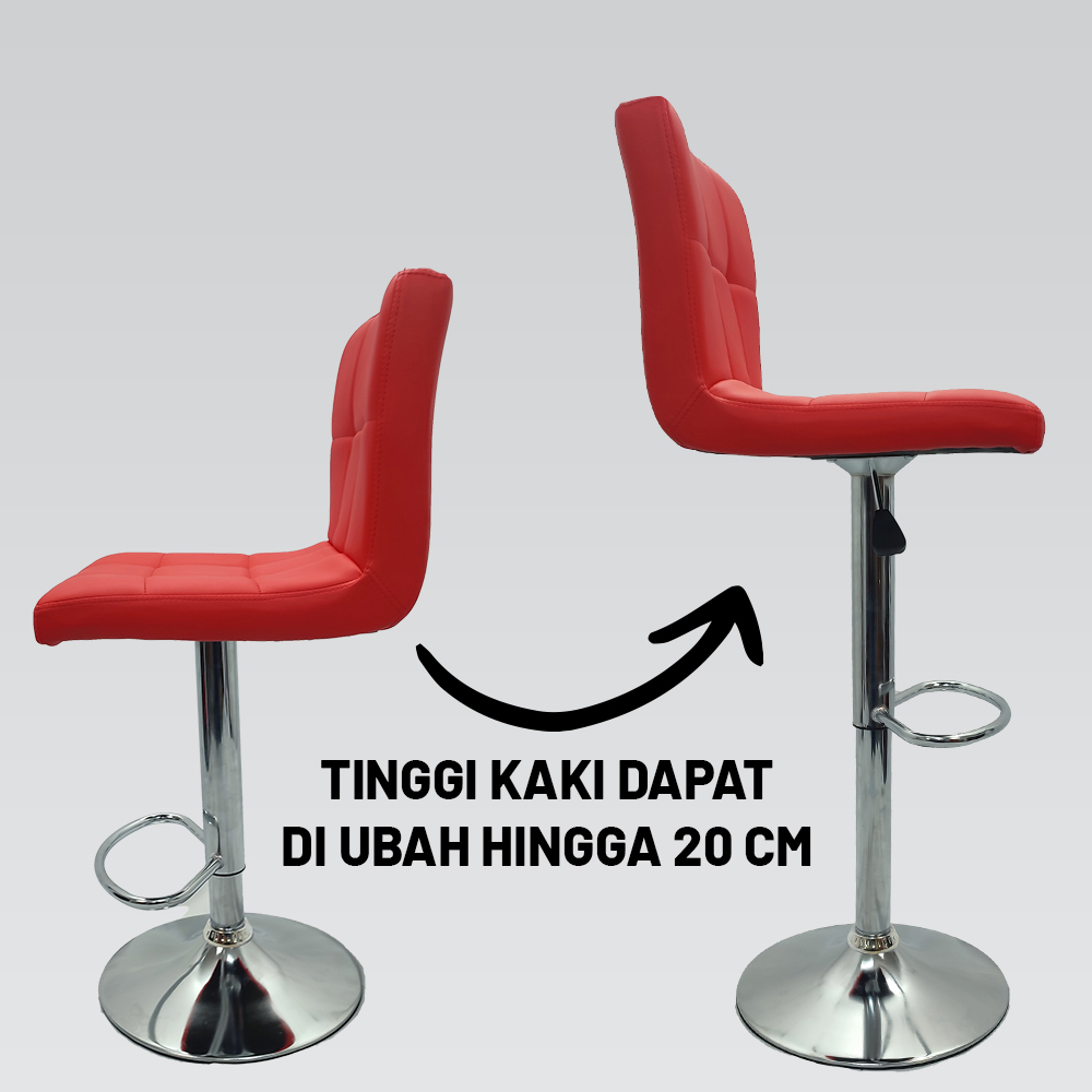 Kursi BarStool Kursi Cafe Putar Minimalis Kursi Hidrolik - DR88