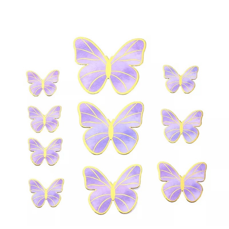 topper kupu kupu untuk bento cake