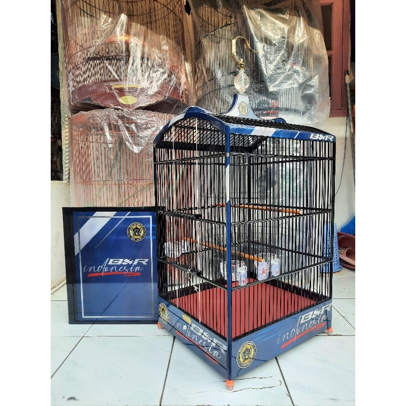 SANGKAR KOTAK BNR INDONESIA NO 2 WARNA BIRU