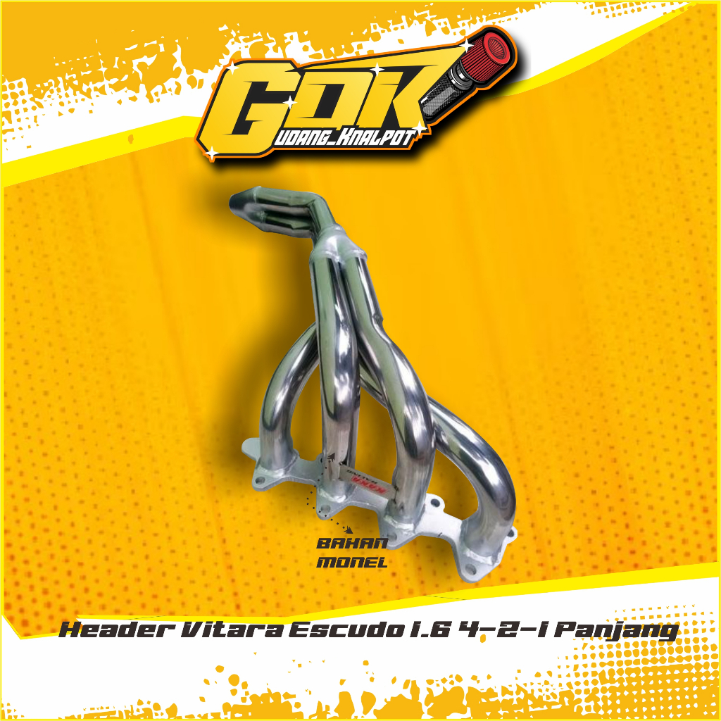Header Vitara Escudo 1.6 4-2-1 Panjang - Gudang Knalpot