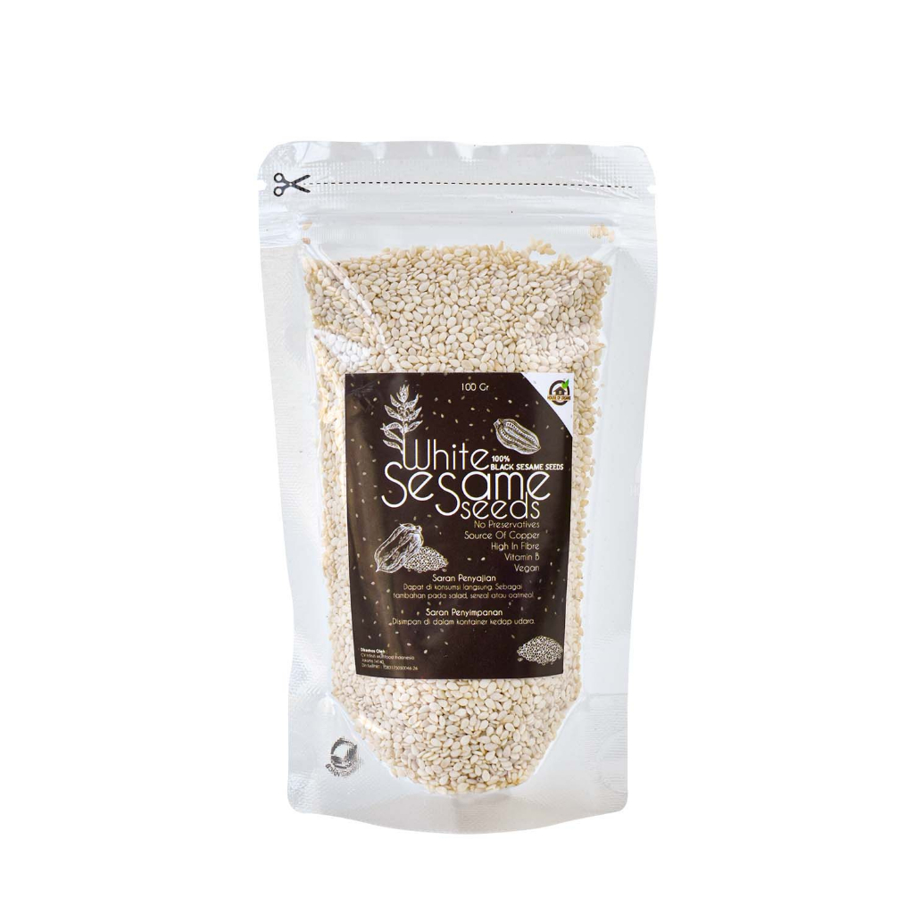 white Sesame Seeds (Biji Wijen Putih) 250 Gr