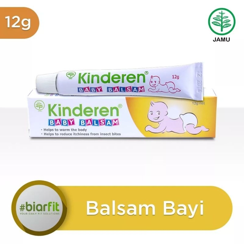 KINDEREN Baby Balsam 12gr | Balsem Bayi | Kinderen Balsam bayi | Kinderen Balsem Bayi