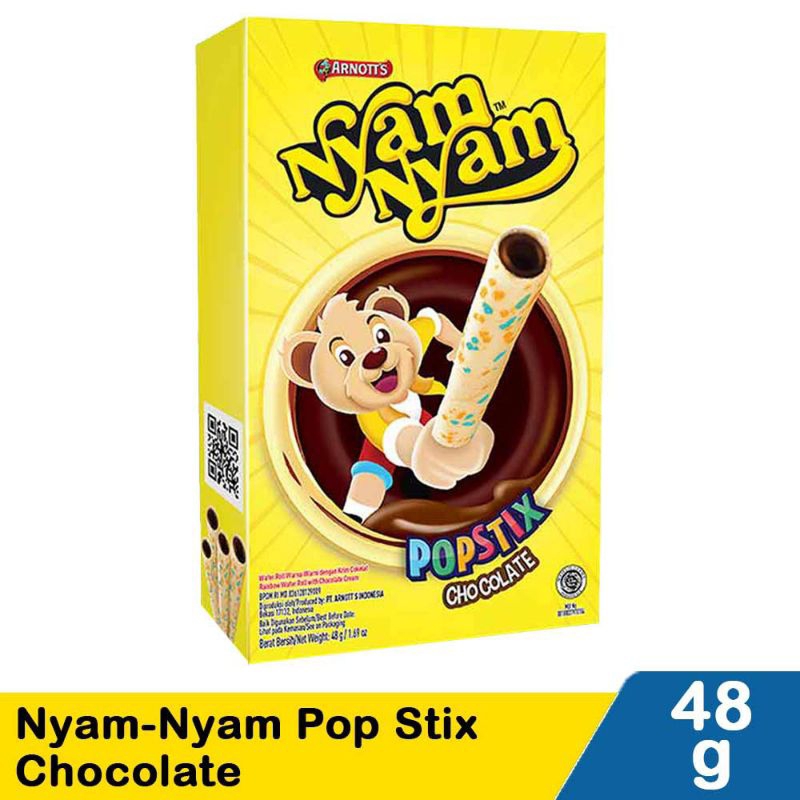 

Nyam Nyam Popstix Chocolate 48 gram