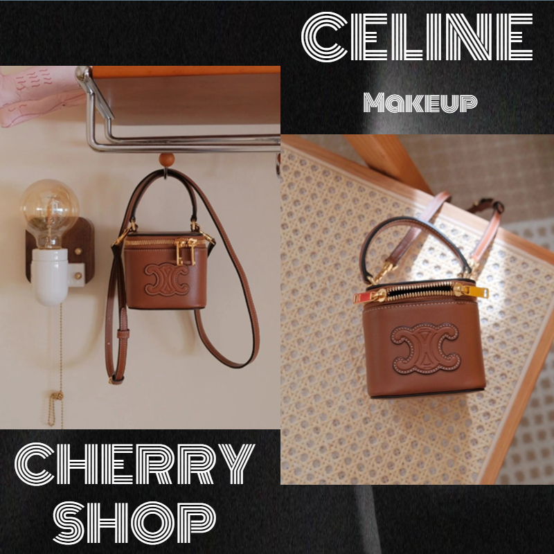 100% authentic✨CELINE Mini Makeup Case kasus kosmetik tas tangan wanita mini