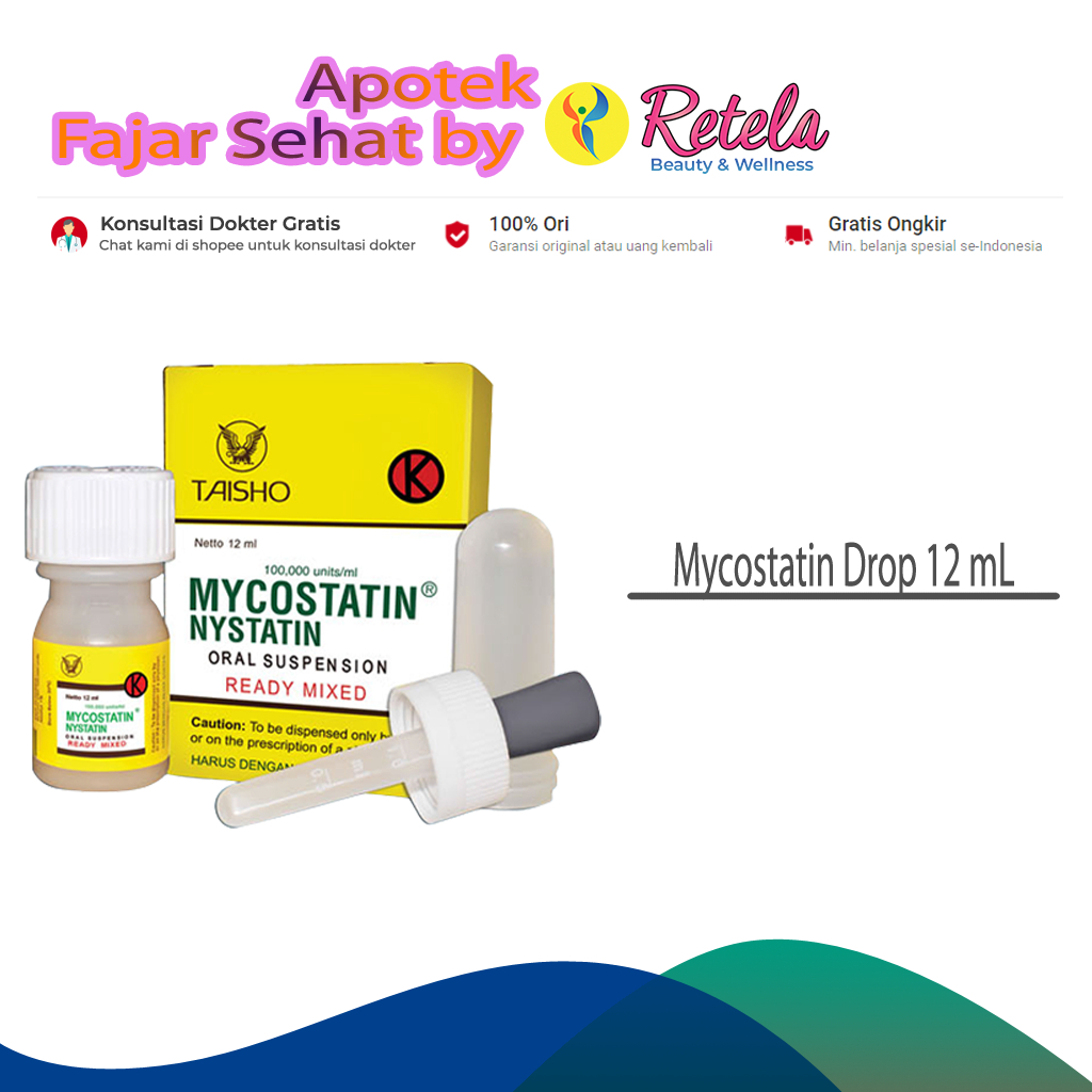 MYCOSTATIN ORAL DROP 12 ML