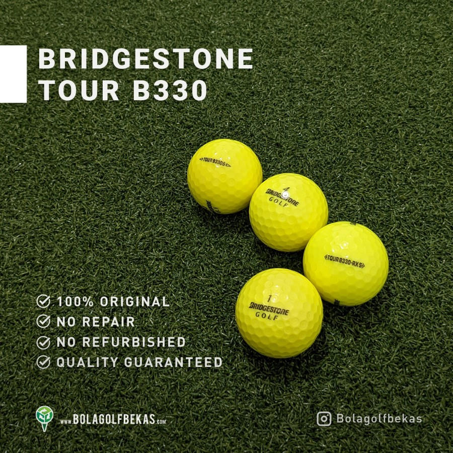 Bola golf bekas / second grade A terlaris - Bridgestone Tour B330 - grade A, original, no repair - k