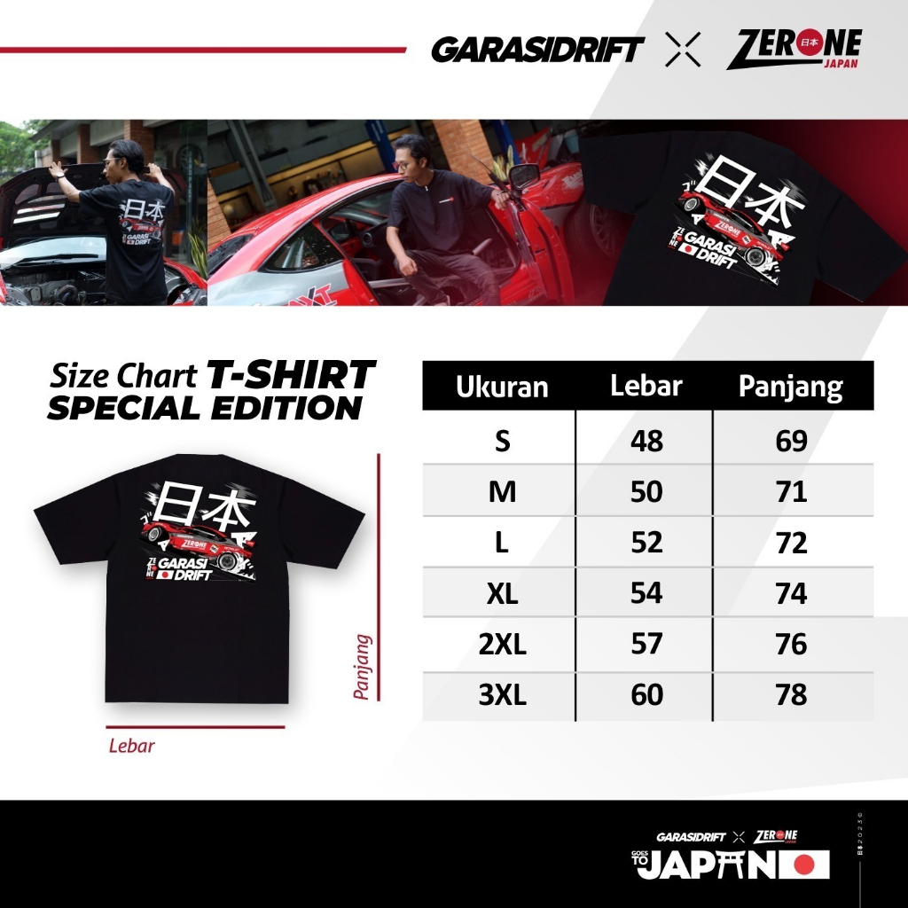 Special Edition Zerone Japan X GD's Perfume Skyline Paket Kaos dan Pafum Pria Original