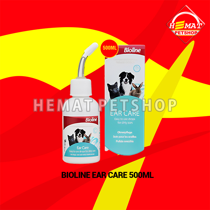 Obat Tetes Telinga Kucing Anjing Bioline Ear Care Drop 50 ML