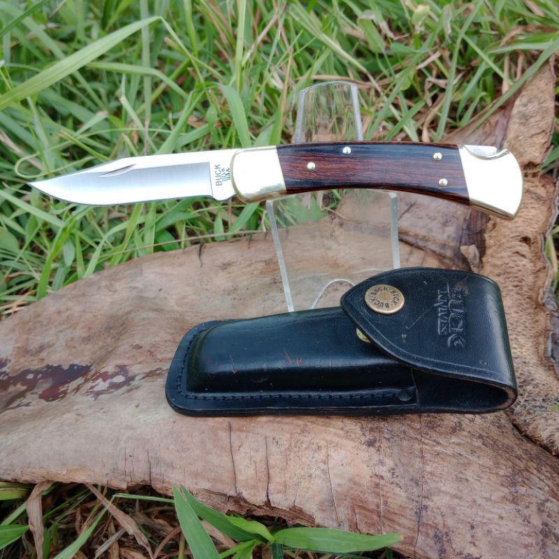 Buck 110 112 Folding Fixed knife 420HC Hunting leather sheat 055 the 55