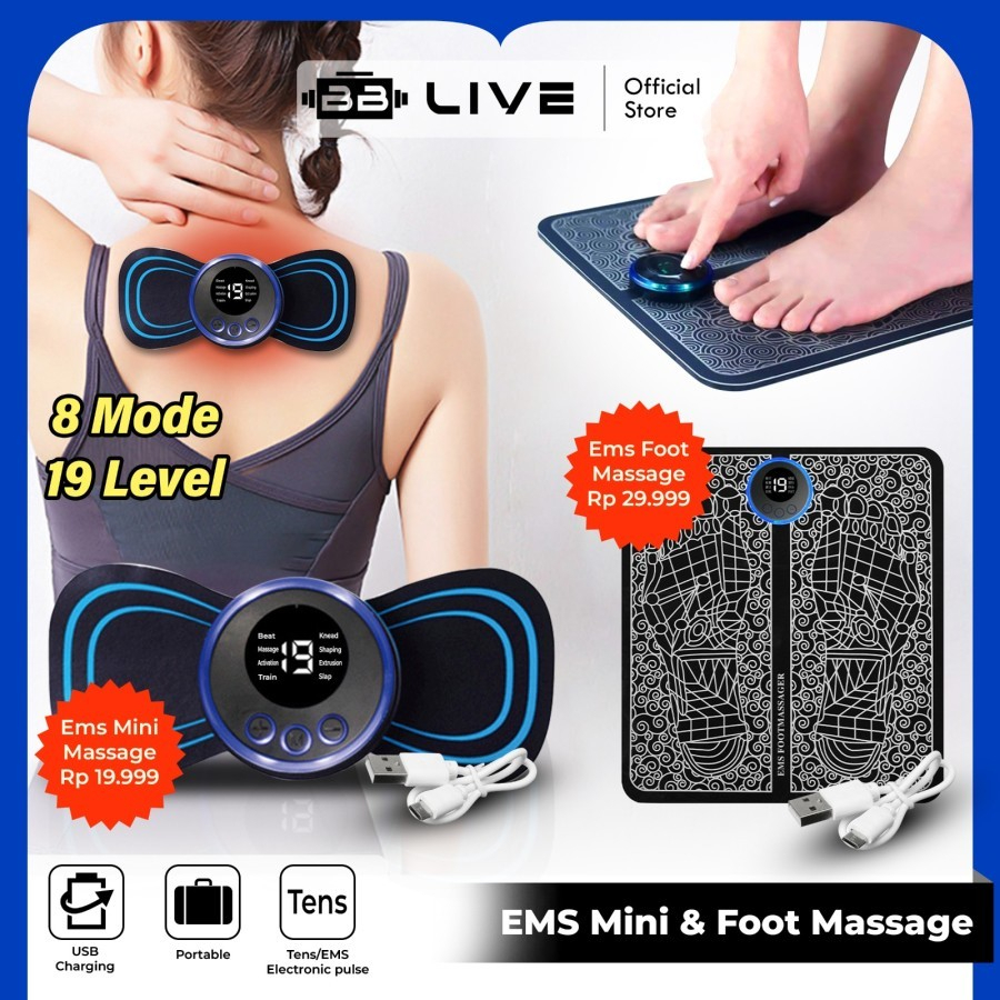 Mini Massager kupu kupu/Alat Pijat Leher Elektrik /Mini Neck Massager ****