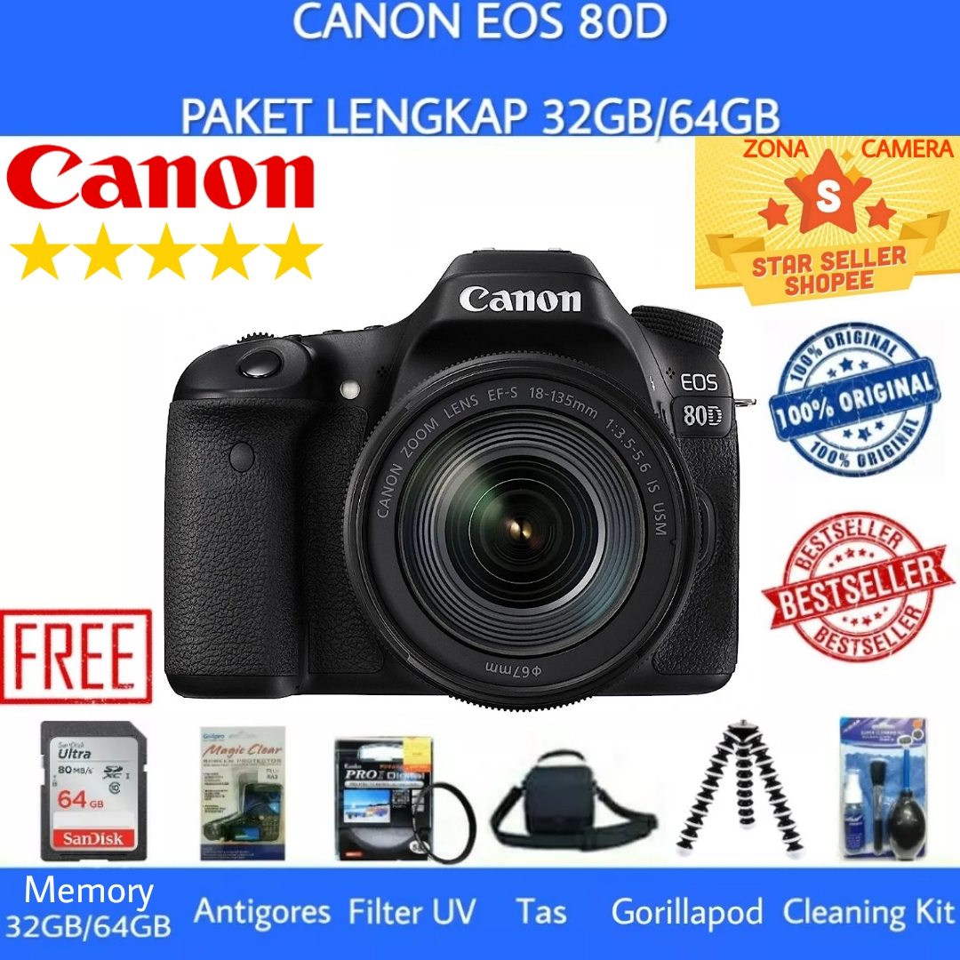 CANON EOS 80D KIT 18-135MM IS USM / CANON EOS 80D KIT 18-135MM IS STM / CANON EOS 80D KIT 18-135MM I