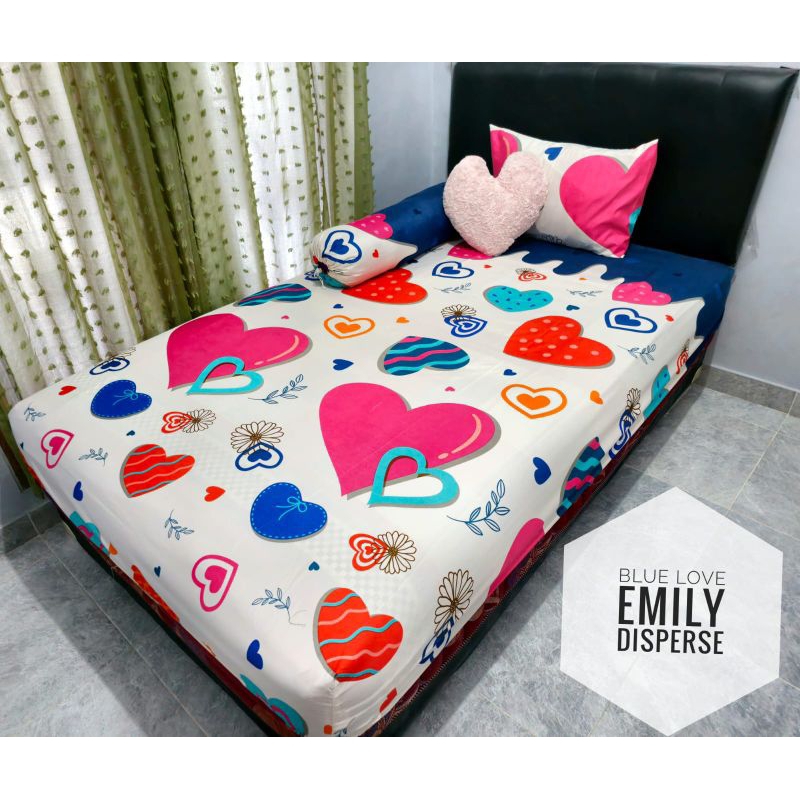 SPREI 120X200 SEPRAI AESTHETIC POLOS EMBOS SINGLE SIZE HOMEMADE KARAKTER MOTIF AESTHETIC KATUN ADEM TIDAK LUNTUR MURAH BERKWALITAS