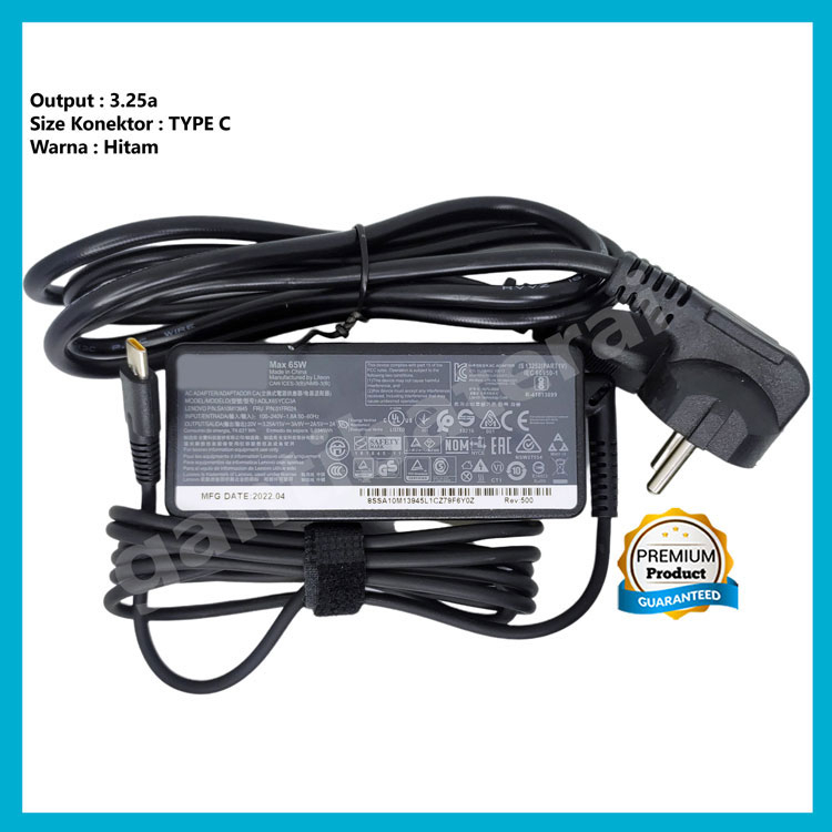 Adaptor Charger 920, yoga 730 910 20v 3.25a type-C