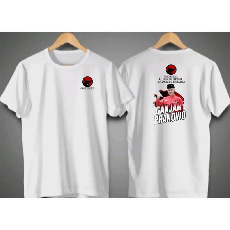 cipta karya KAOS GANJAR PRESIDEN/KAOS 2024 GANJAR PRESIDEN/KAOS PDIP GANJAR