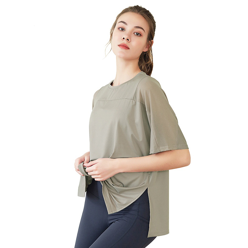 Pennay T-shirt Oversize Kaos Sport Baju lengan Pendek Wanita Olahraga Gym Yoga