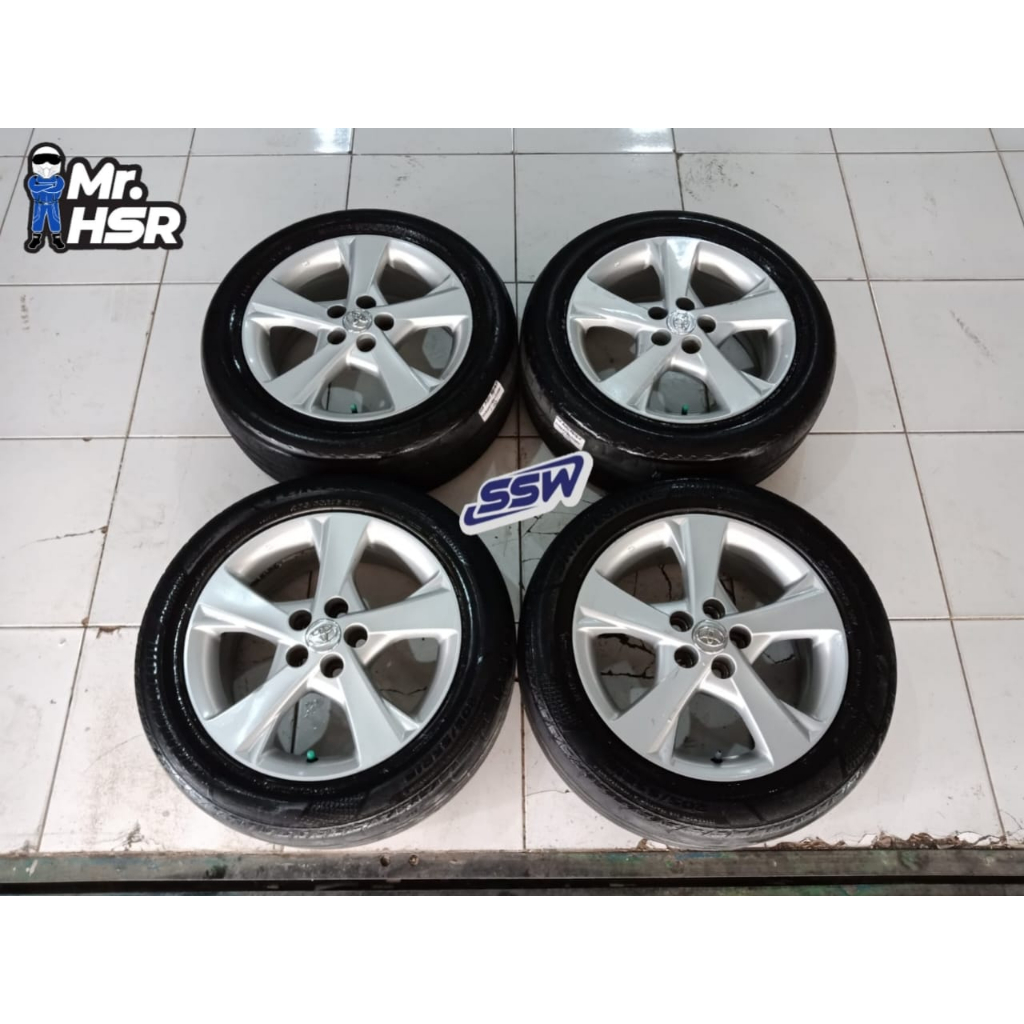 Pelek Mobil Bekas Oem Corola Altis Ring 16 Pcd 5x100 velg only