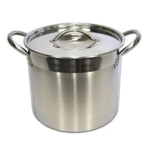 SUPRA STOCK POT 12 QT ~ Panci Tinggi Stainless Ø 27Cm