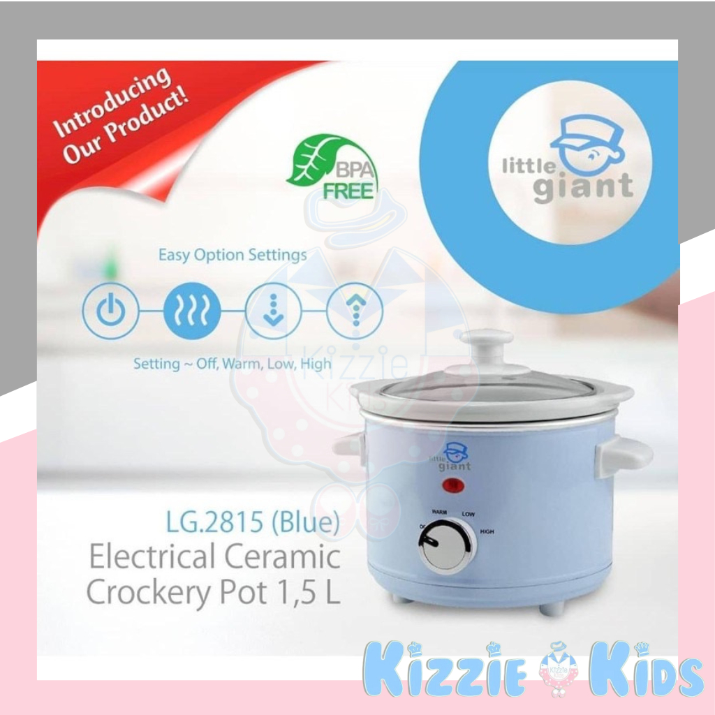 LG 2815 Little Giant Electrical Ceramic Slow Cooker 1.5L