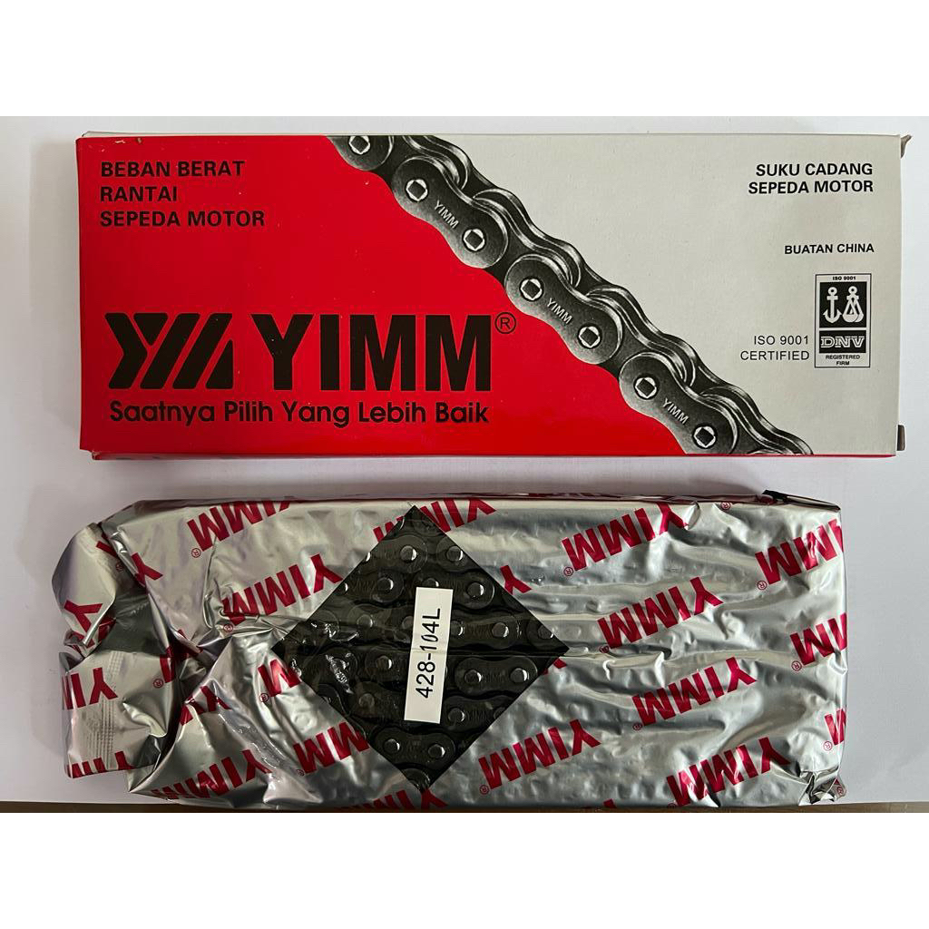 Rantai Roda Sepeda Motor YIMM 428H 104L 106L 108L 110L 112L 116L 120L 122L 124L 128L