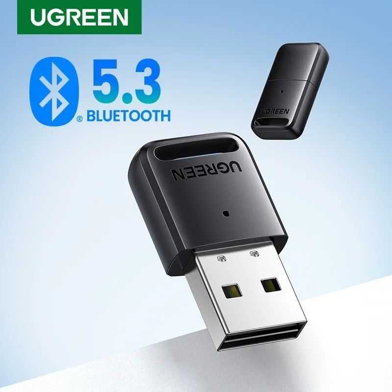 Ugreen BT 5.0 5.3 USB Bluetooth Receiver Wireless Dongle CRS Audio Receiver for PC Laptop